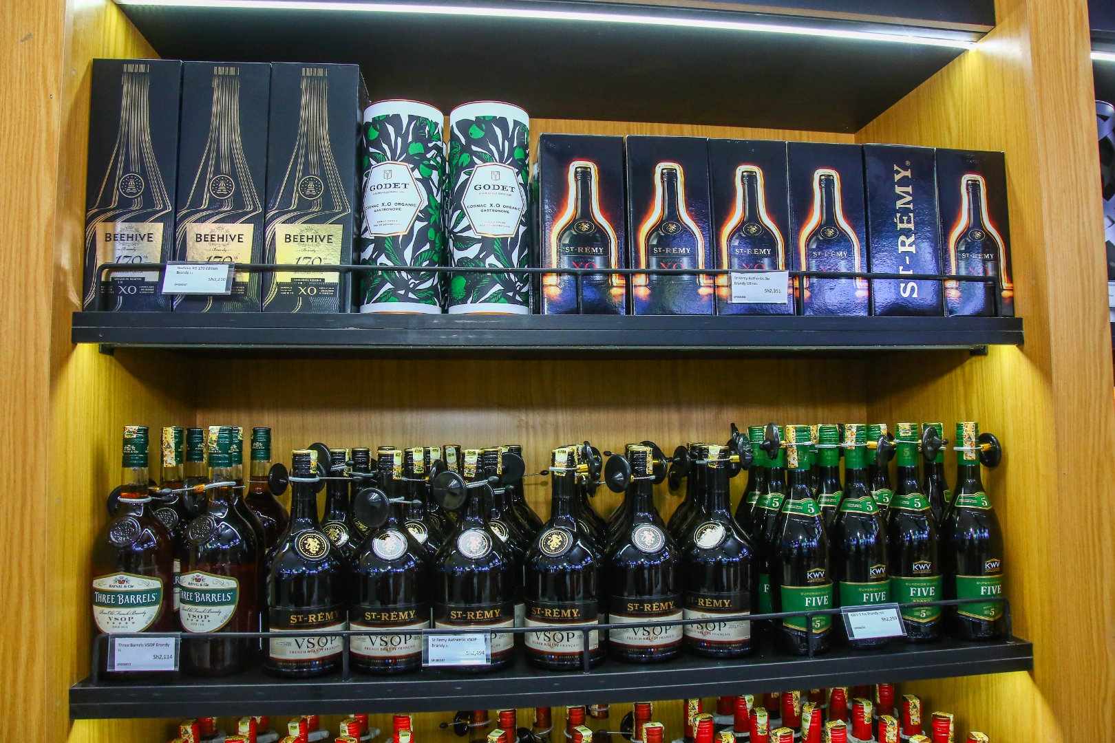 Nairobi Brandy Shelf