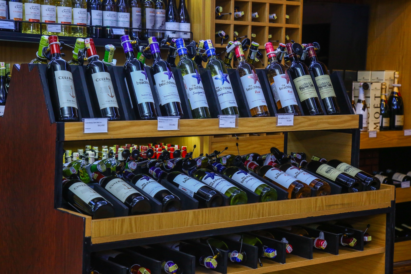 Nairobi Fine Wine Display